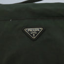 PRADA Shoulder Bag Nylon Green Auth 95145-14