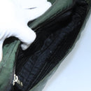 PRADA Shoulder Bag Nylon Green Auth 95145-17