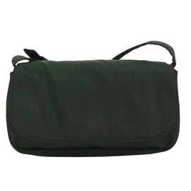 PRADA Shoulder Bag Nylon Green Auth 95145 - 0