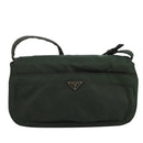 PRADA Shoulder Bag Nylon Green Auth 95145-3