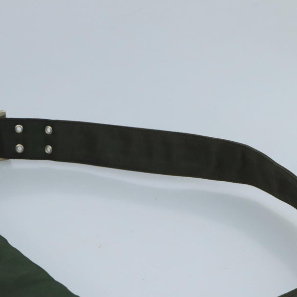 PRADA Shoulder Bag Nylon Green Auth 95145