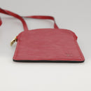 LOUIS VUITTON Epi Pochette Secret Accessory Pouch SPO Red LV Auth 95155SV-5