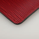 LOUIS VUITTON Epi Pochette Secret Accessory Pouch SPO Red LV Auth 95155SV-18