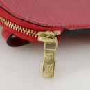 LOUIS VUITTON Epi Pochette Secret Accessory Pouch SPO Red LV Auth 95155SV-9