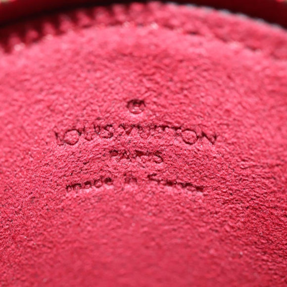 LOUIS VUITTON Epi Pochette Secret Accessory Pouch SPO Red LV Auth 95155SV