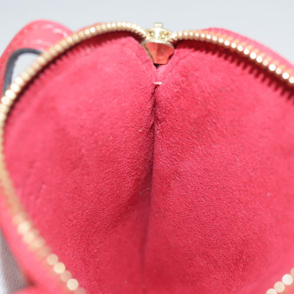 LOUIS VUITTON Epi Pochette Secret Accessory Pouch SPO Red LV Auth 95155SV