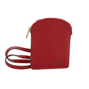 LOUIS VUITTON Epi Pochette Secret Accessory Pouch SPO Red LV Auth 95155SV-1
