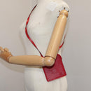 LOUIS VUITTON Epi Pochette Secret Accessory Pouch SPO Red LV Auth 95155SV-22