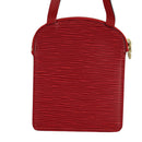 LOUIS VUITTON Epi Pochette Secret Accessory Pouch SPO Red LV Auth 95155SV-2