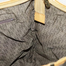 SAINT LAURENT Tote Bag Canvas Gold Brown Auth 95163-18