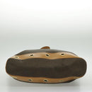 SAINT LAURENT Tote Bag Canvas Gold Brown Auth 95163-5