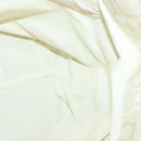 Salvatore Ferragamo Gancini Hand Bag Canvas Beige Gold Auth 95165-17