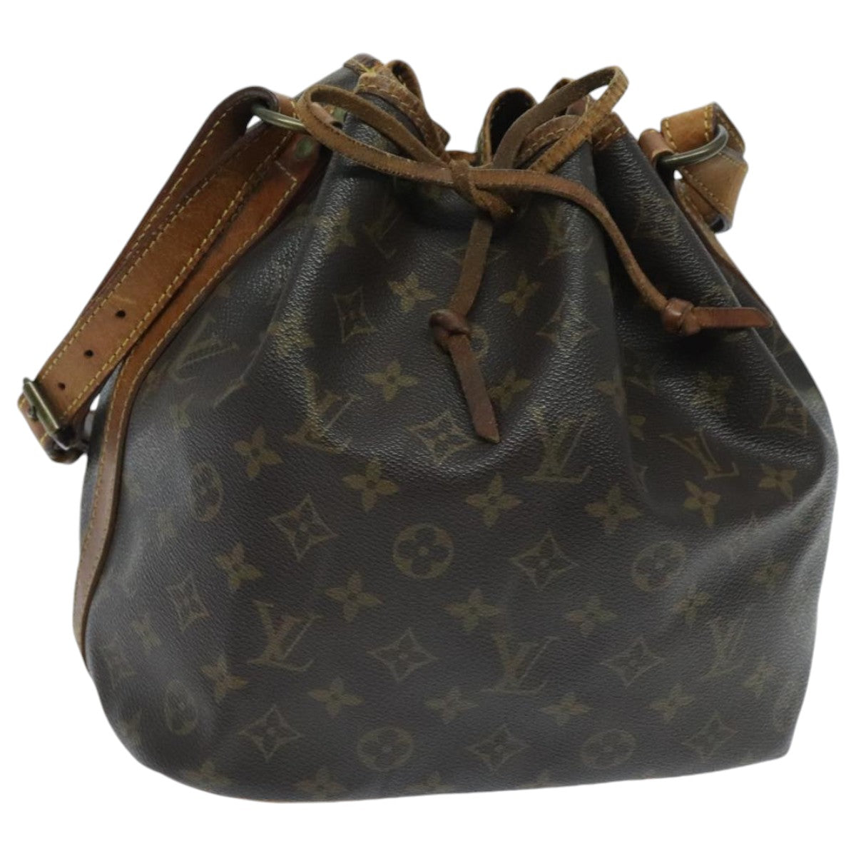 LOUIS VUITTON Monogram Petit Noe Shoulder Bag M42226 LV Auth 95180