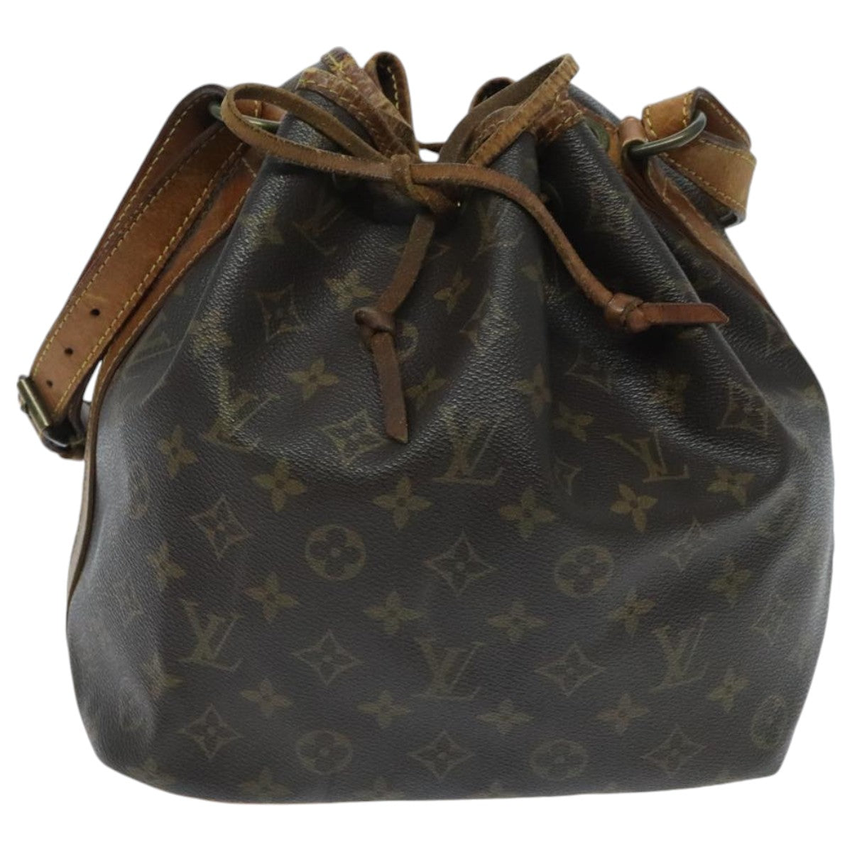 LOUIS VUITTON Monogram Petit Noe Shoulder Bag M42226 LV Auth 95180