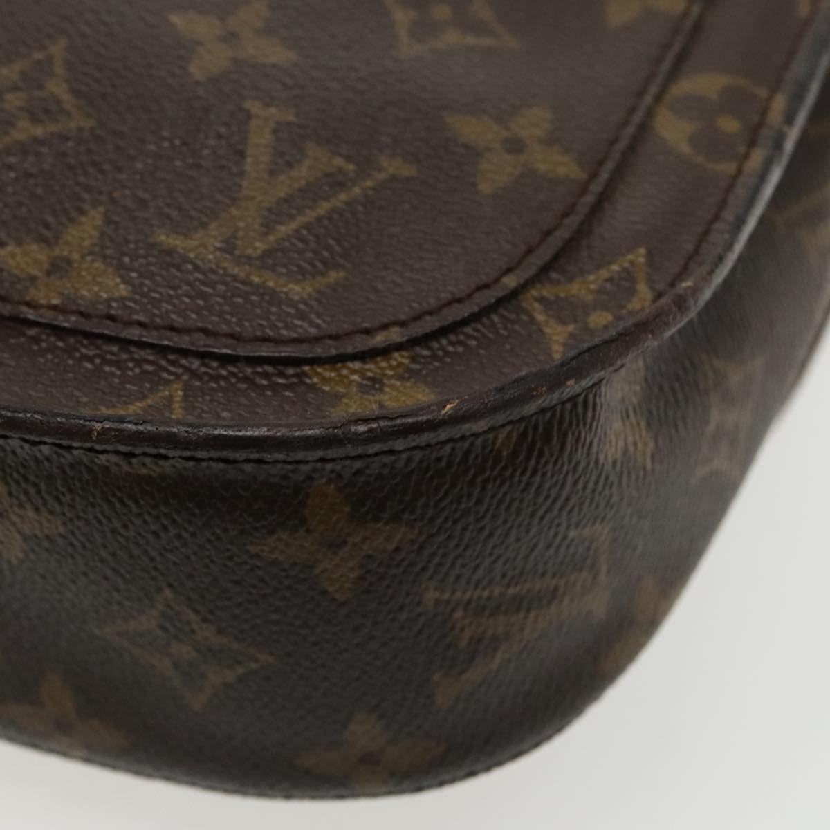 LOUIS VUITTON Monogram Saint Cloud GM Shoulder Bag M51242 LV Auth 95189