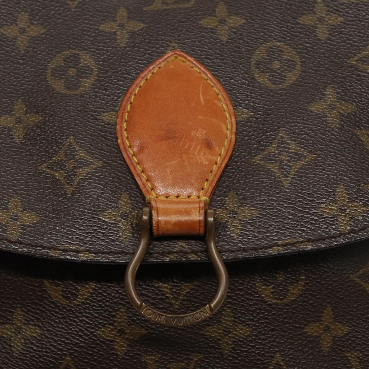 LOUIS VUITTON Monogram Saint Cloud GM Shoulder Bag M51242 LV Auth 95189