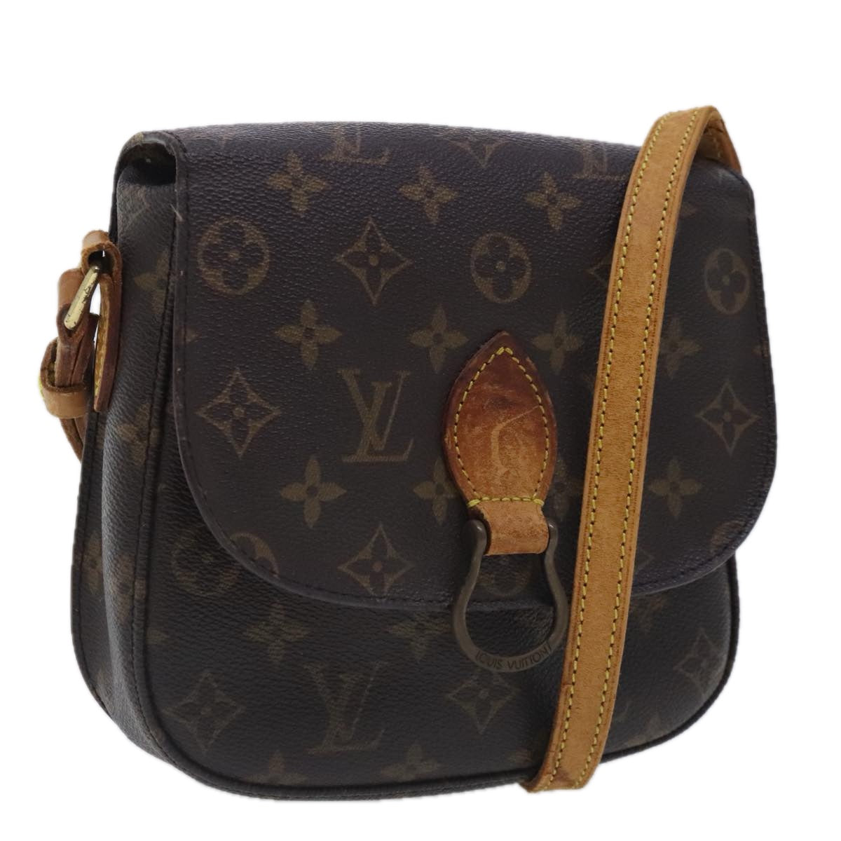 LOUIS VUITTON Monogram Saint Cloud MM Shoulder Bag M51243 LV Auth 95190