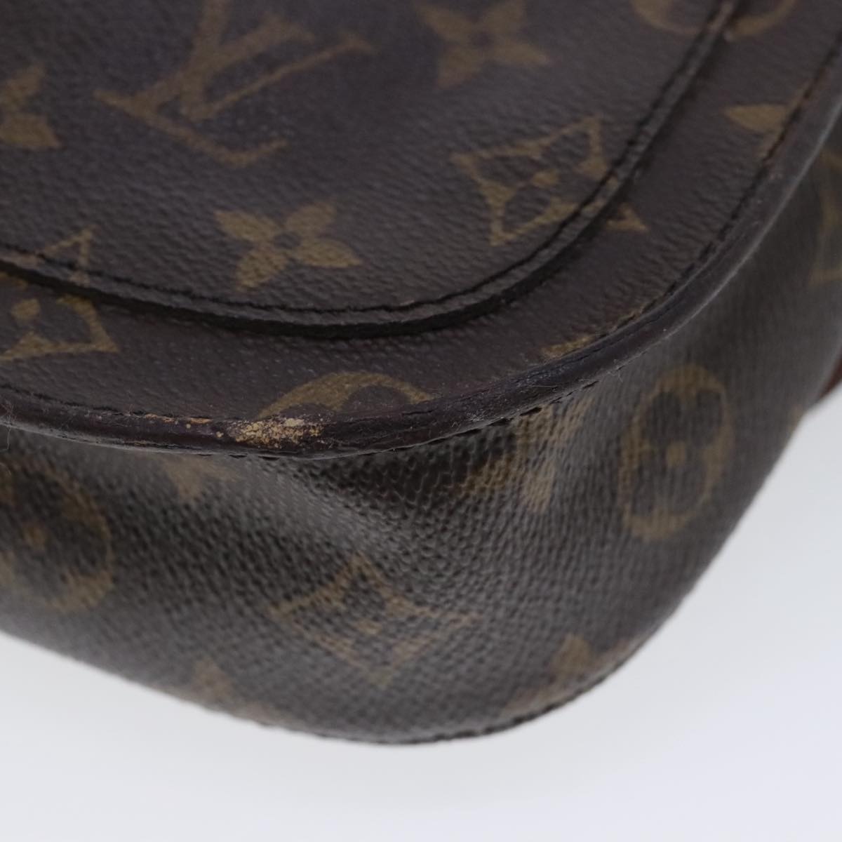 LOUIS VUITTON Monogram Saint Cloud MM Shoulder Bag M51243 LV Auth 95190