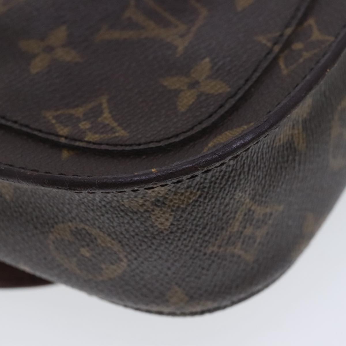 LOUIS VUITTON Monogram Saint Cloud MM Shoulder Bag M51243 LV Auth 95190