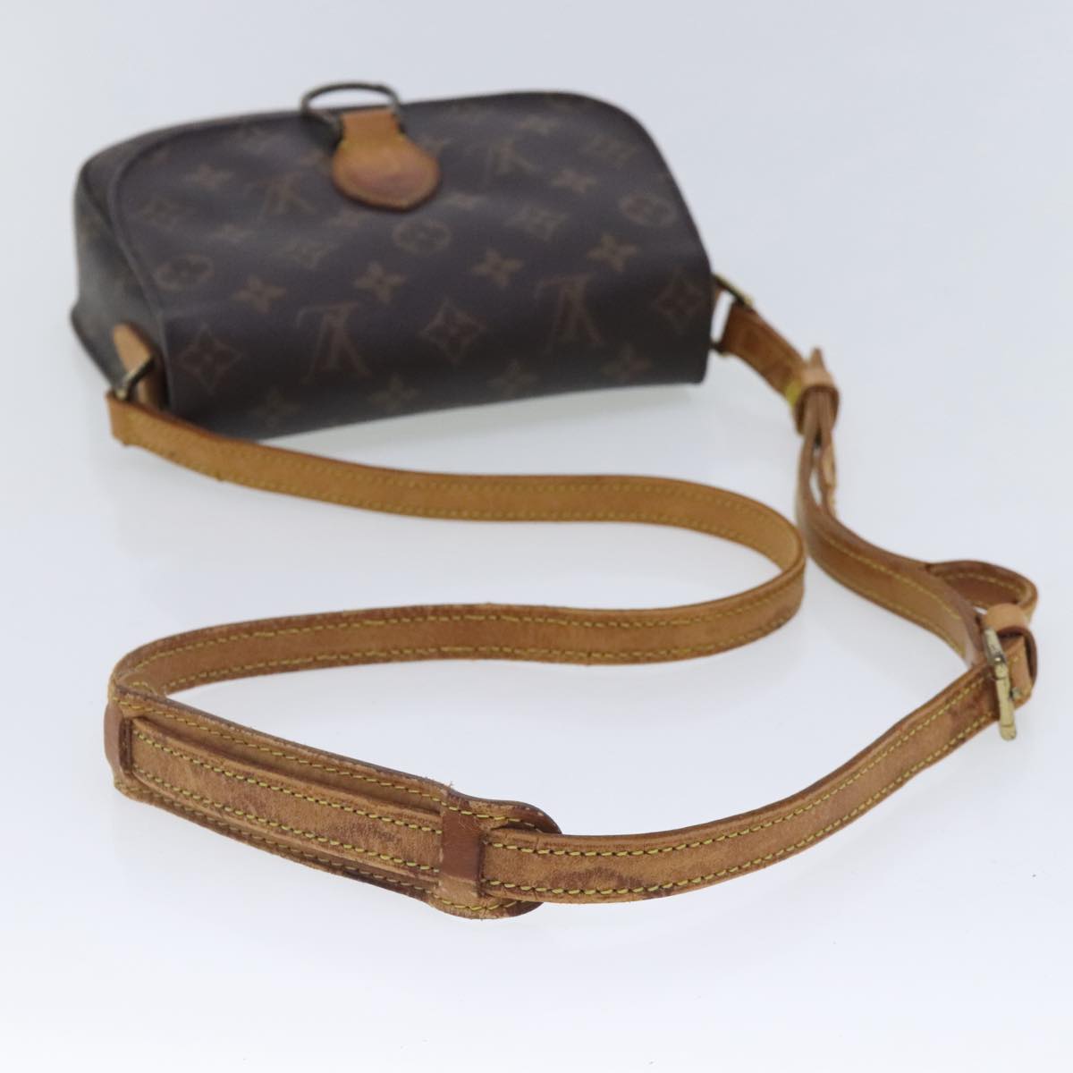 LOUIS VUITTON Monogram Saint Cloud MM Shoulder Bag M51243 LV Auth 95190