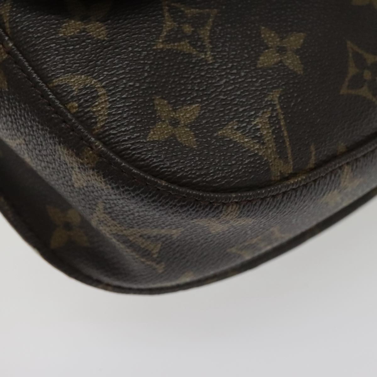 LOUIS VUITTON Monogram Saint Cloud GM Shoulder Bag M51242 LV Auth 95193