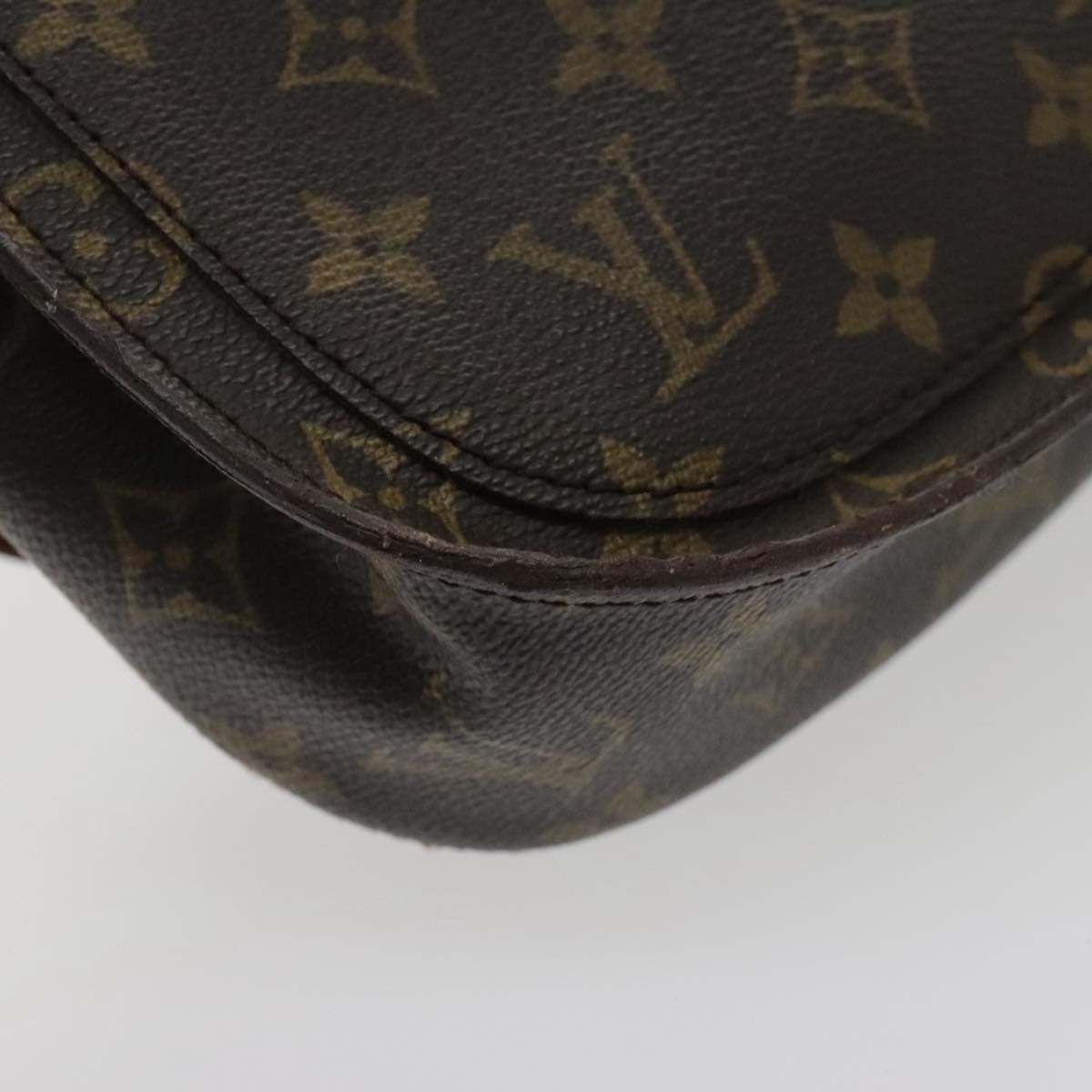 LOUIS VUITTON Monogram Saint Cloud GM Shoulder Bag M51242 LV Auth 95193