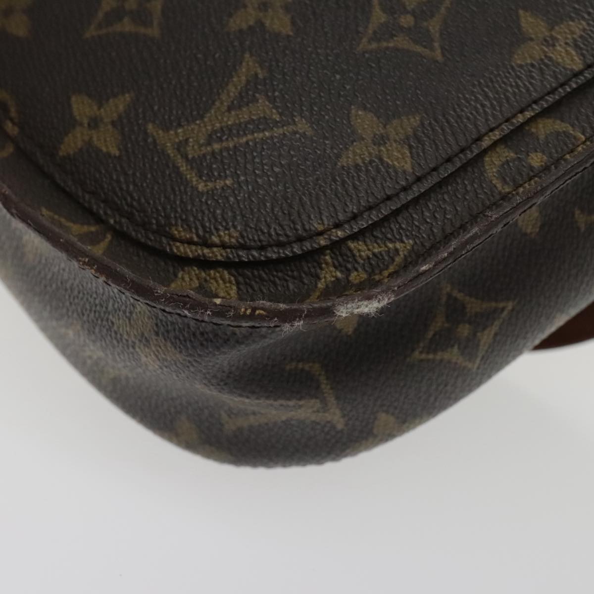 LOUIS VUITTON Monogram Saint Cloud GM Shoulder Bag M51242 LV Auth 95193