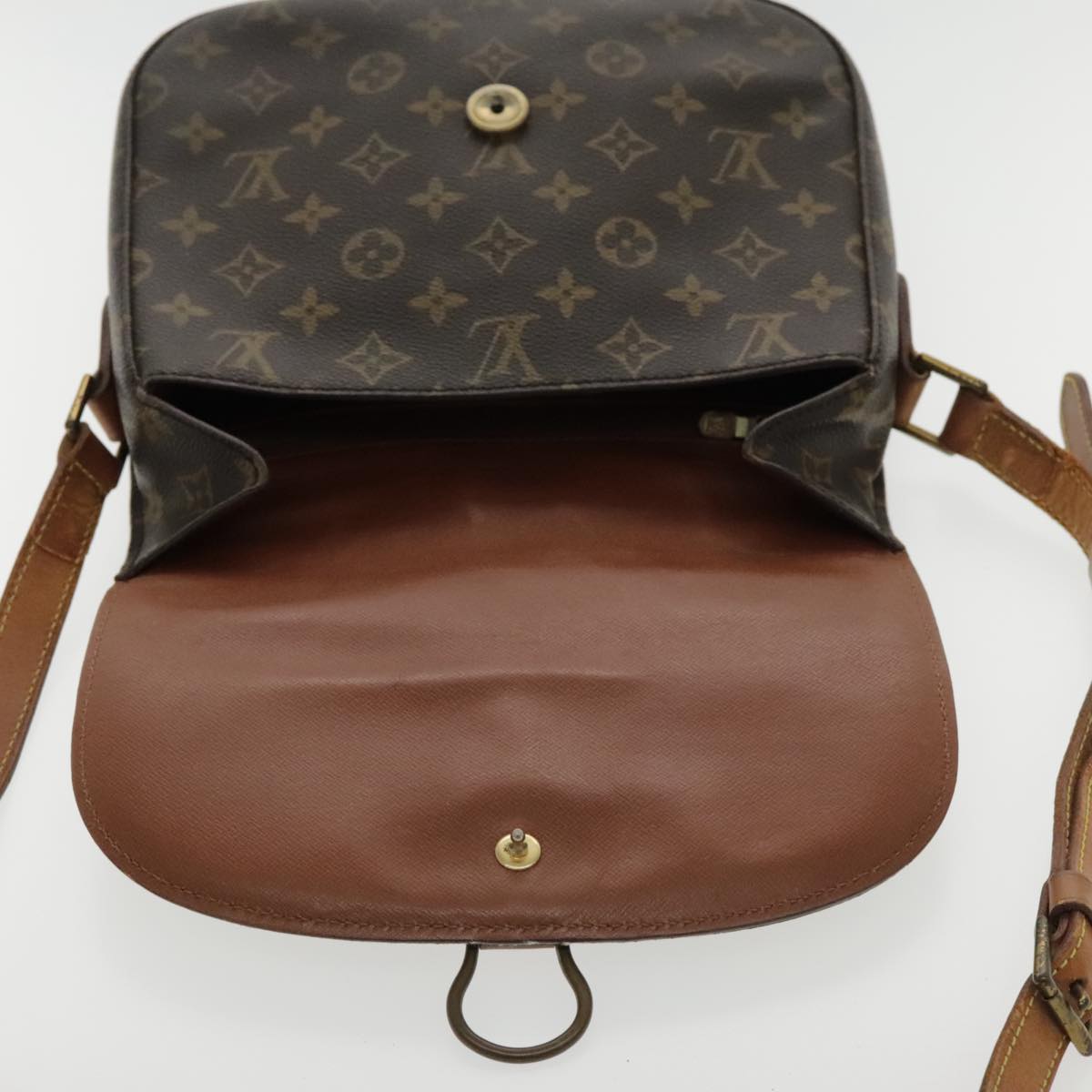 LOUIS VUITTON Monogram Saint Cloud GM Shoulder Bag M51242 LV Auth 95193