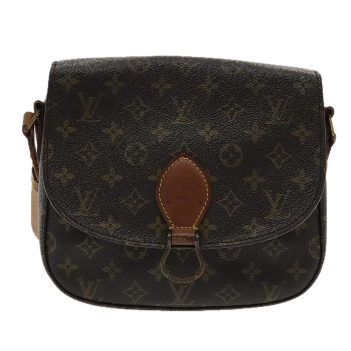 LOUIS VUITTON Monogram Saint Cloud GM Shoulder Bag M51242 LV Auth 95193