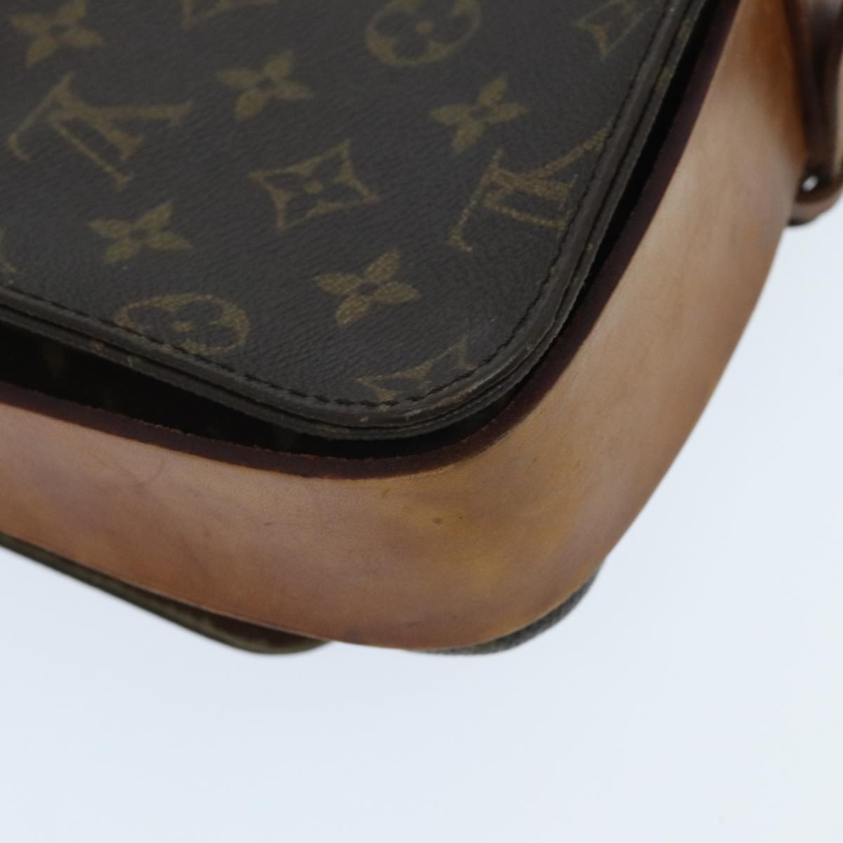 LOUIS VUITTON Monogram Cartouchiere GM Shoulder Bag M51252 LV Auth 95194