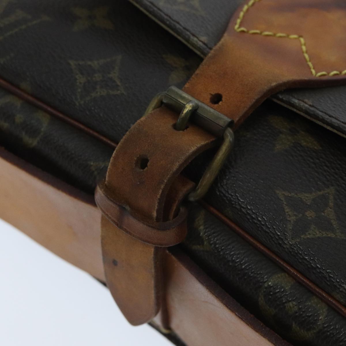 LOUIS VUITTON Monogram Cartouchiere GM Shoulder Bag M51252 LV Auth 95194