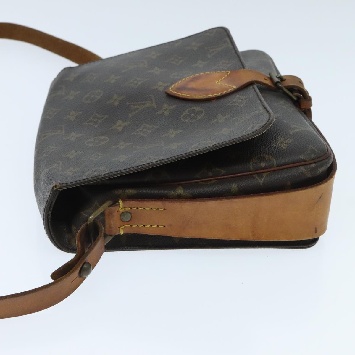 LOUIS VUITTON Monogram Cartouchiere GM Shoulder Bag M51252 LV Auth 95194