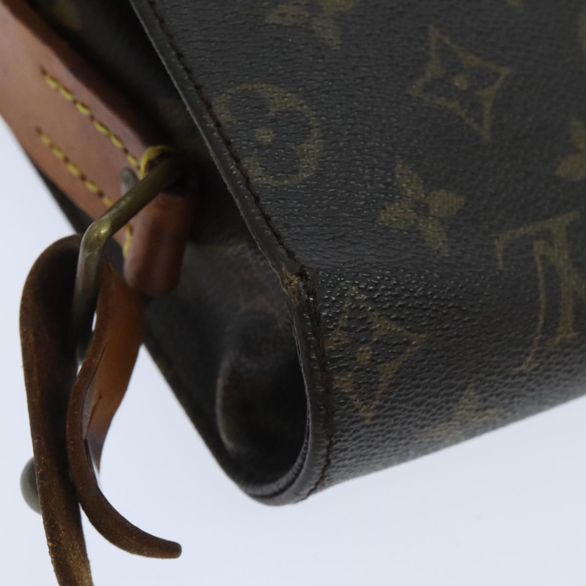 LOUIS VUITTON Monogram Cartouchiere GM Shoulder Bag M51252 LV Auth 95194