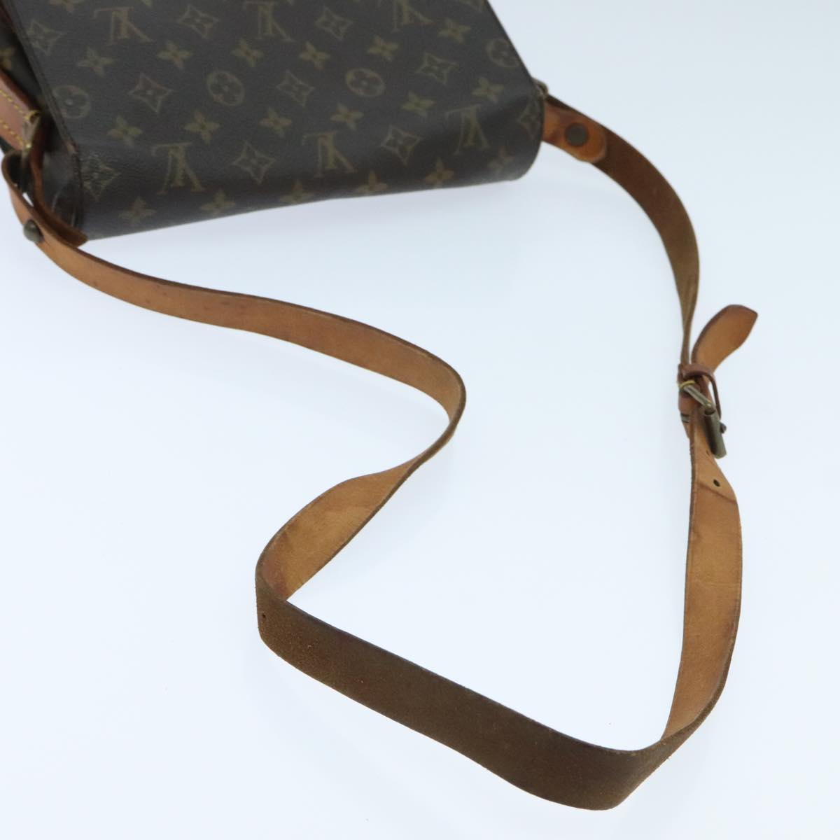 LOUIS VUITTON Monogram Cartouchiere GM Shoulder Bag M51252 LV Auth 95194