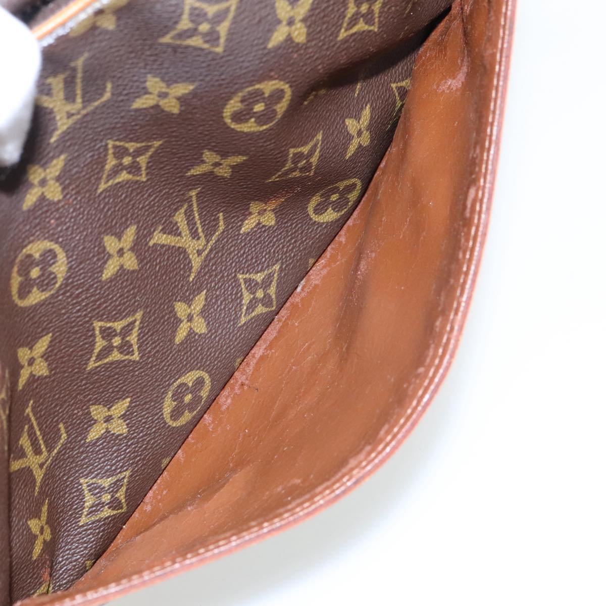 LOUIS VUITTON Monogram Compiegne 28 Clutch Bag M51845 LV Auth 95196