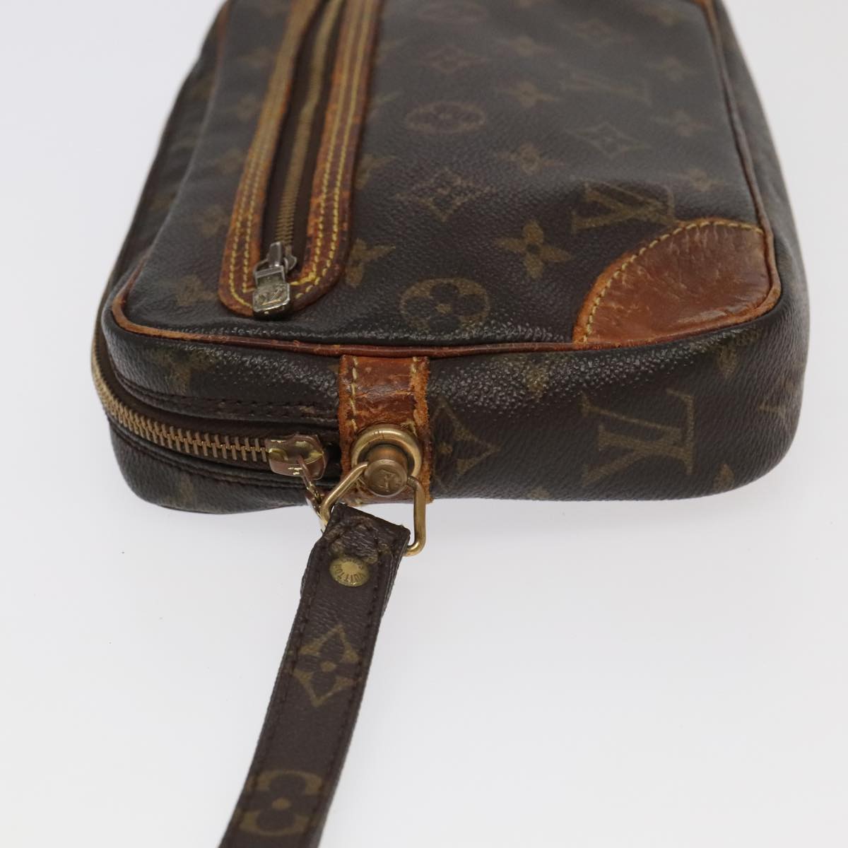 LOUIS VUITTON Monogram Marly Dragonne GM Clutch Bag M51825 LV Auth 95198