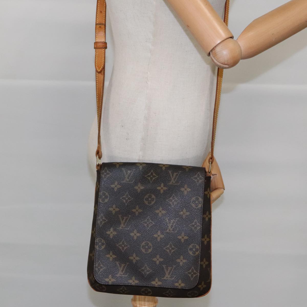 LOUIS VUITTON Monogram Musette Salsa Long Shoulder Bag M51387 LV Auth 95202