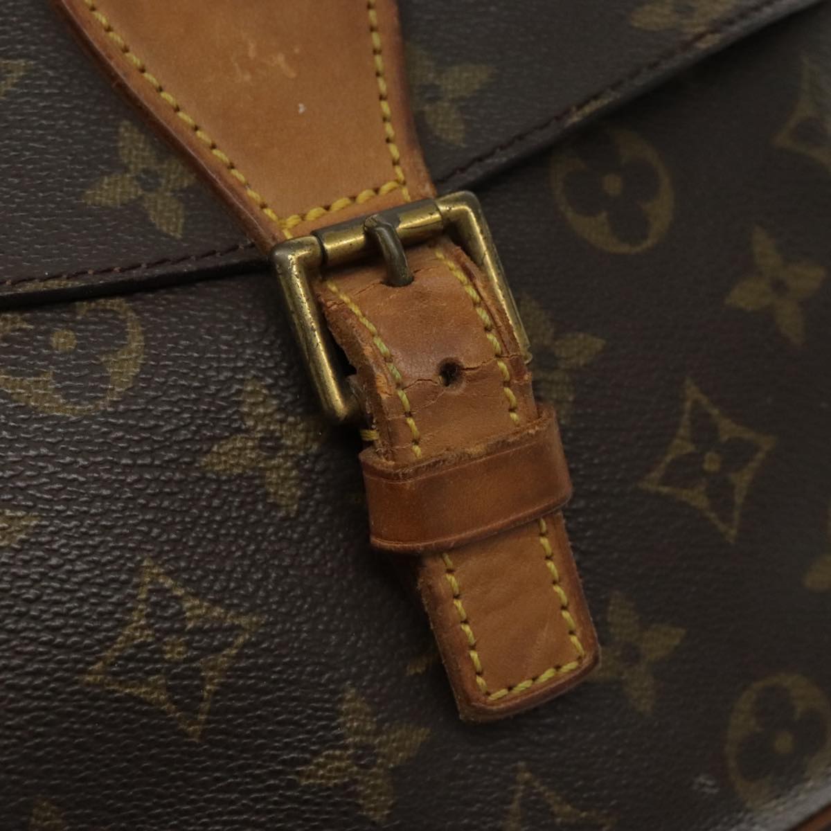 LOUIS VUITTON Monogram Jeune Fille GM Shoulder Bag M51225 LV Auth 95209