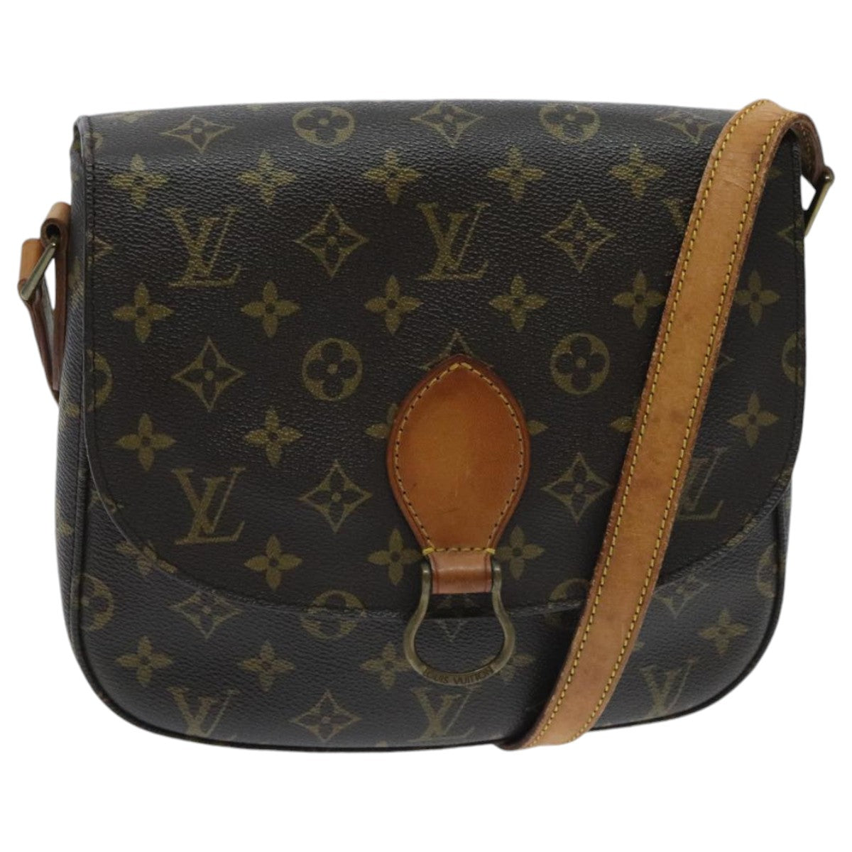 LOUIS VUITTON Monogram Saint Cloud GM Shoulder Bag M51242 LV Auth 95210