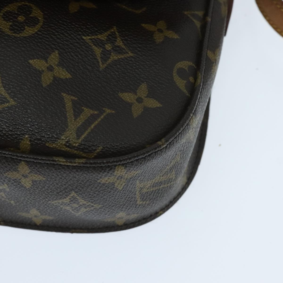 LOUIS VUITTON Monogram Saint Cloud GM Shoulder Bag M51242 LV Auth 95210