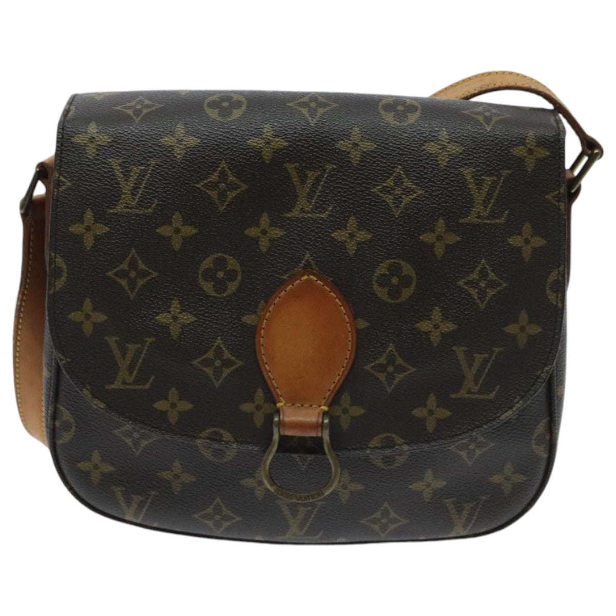 LOUIS VUITTON Monogram Saint Cloud GM Shoulder Bag M51242 LV Auth 95210