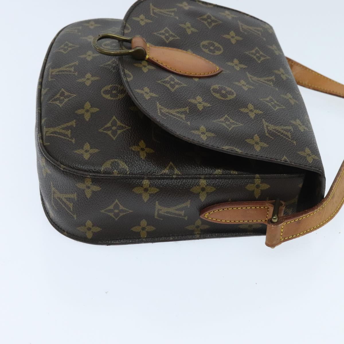 LOUIS VUITTON Monogram Saint Cloud GM Shoulder Bag M51242 LV Auth 95210