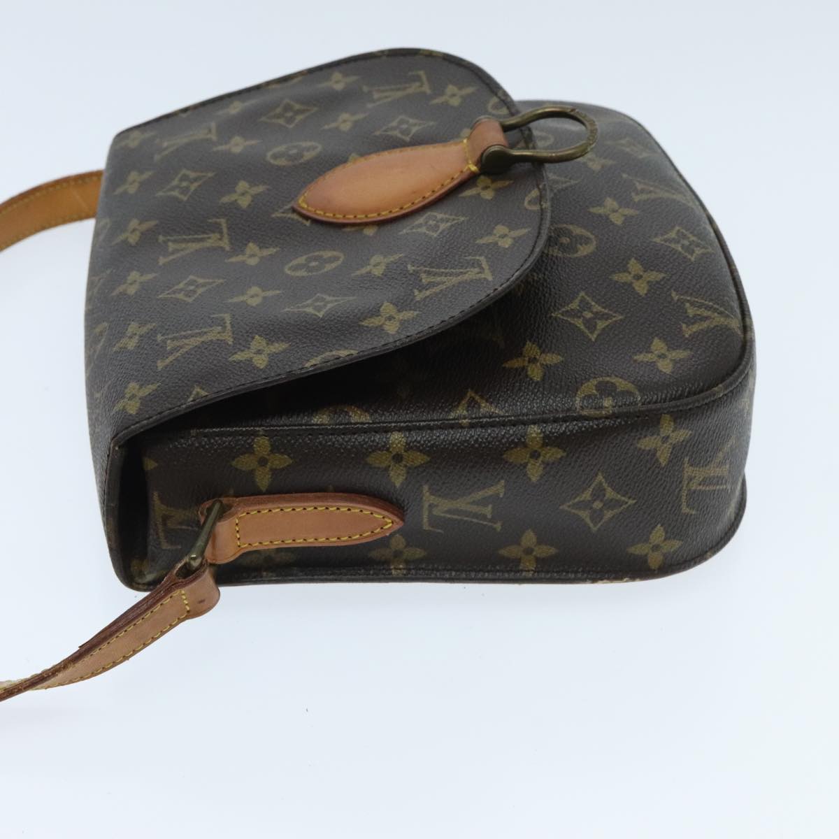 LOUIS VUITTON Monogram Saint Cloud GM Shoulder Bag M51242 LV Auth 95210