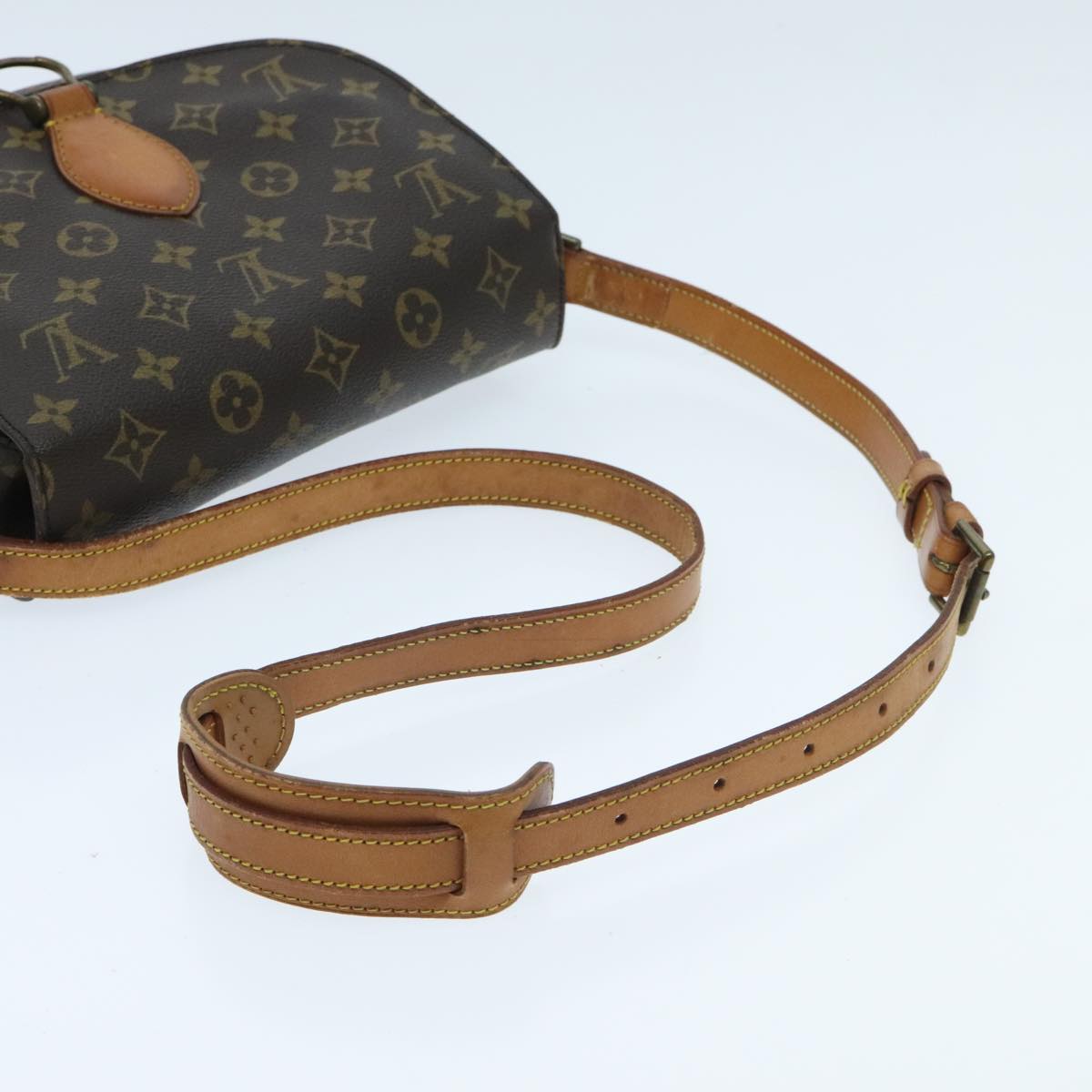 LOUIS VUITTON Monogram Saint Cloud GM Shoulder Bag M51242 LV Auth 95210