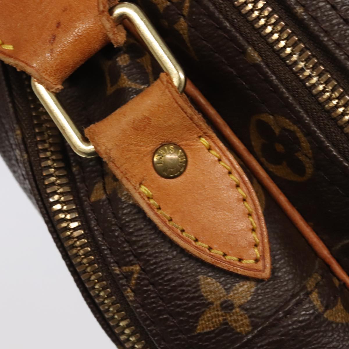 LOUIS VUITTON Monogram Reporter GM Shoulder Bag M45252 LV Auth 95216