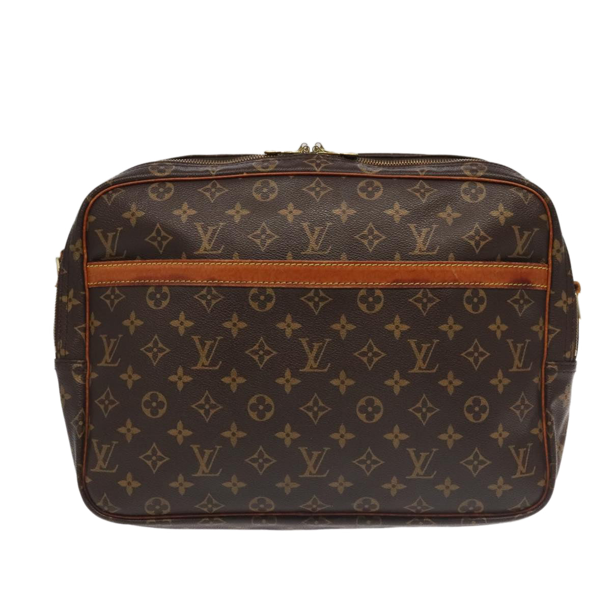 LOUIS VUITTON Monogram Reporter GM Shoulder Bag M45252 LV Auth 95216