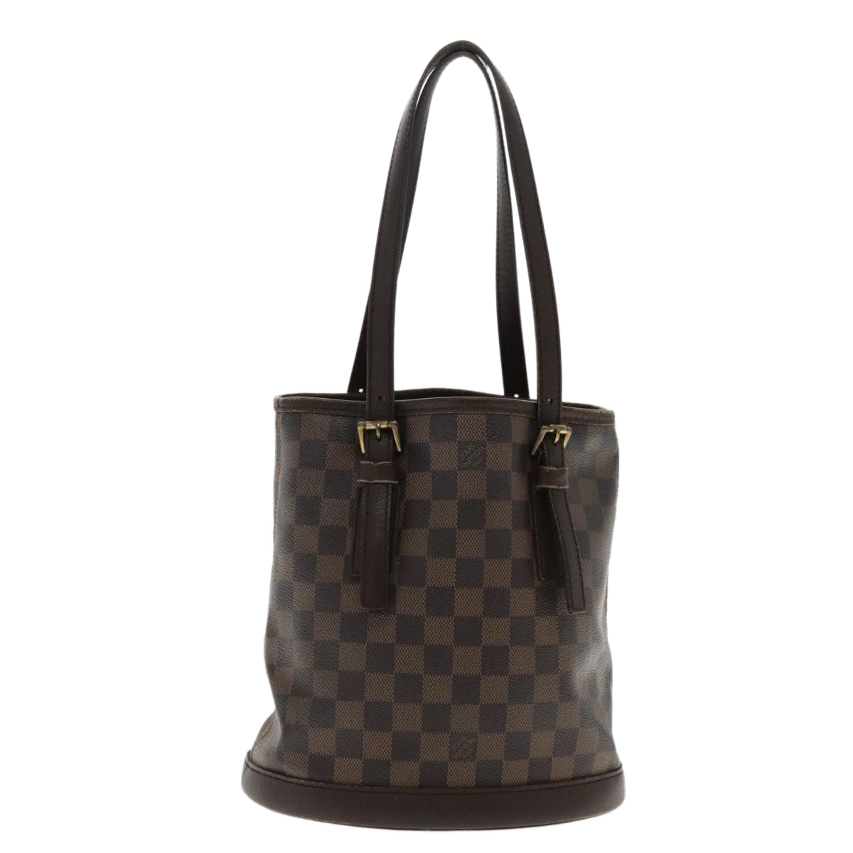 LOUIS VUITTON Damier Ebene Marais Shoulder Bag N42240 LV Auth 95221