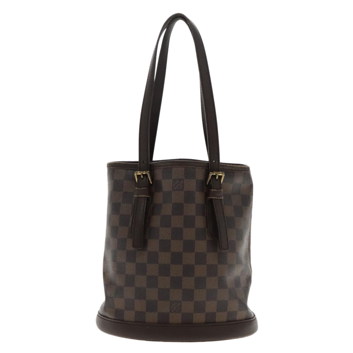 LOUIS VUITTON Damier Ebene Marais Shoulder Bag N42240 LV Auth 95221