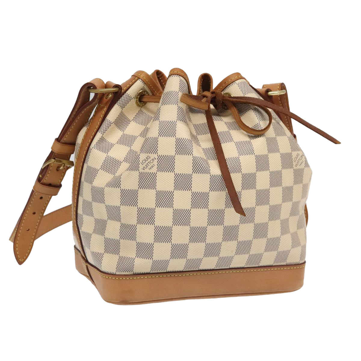 LOUIS VUITTON Damier Azur Noe BB Shoulder Bag N41220 LV Auth 95225