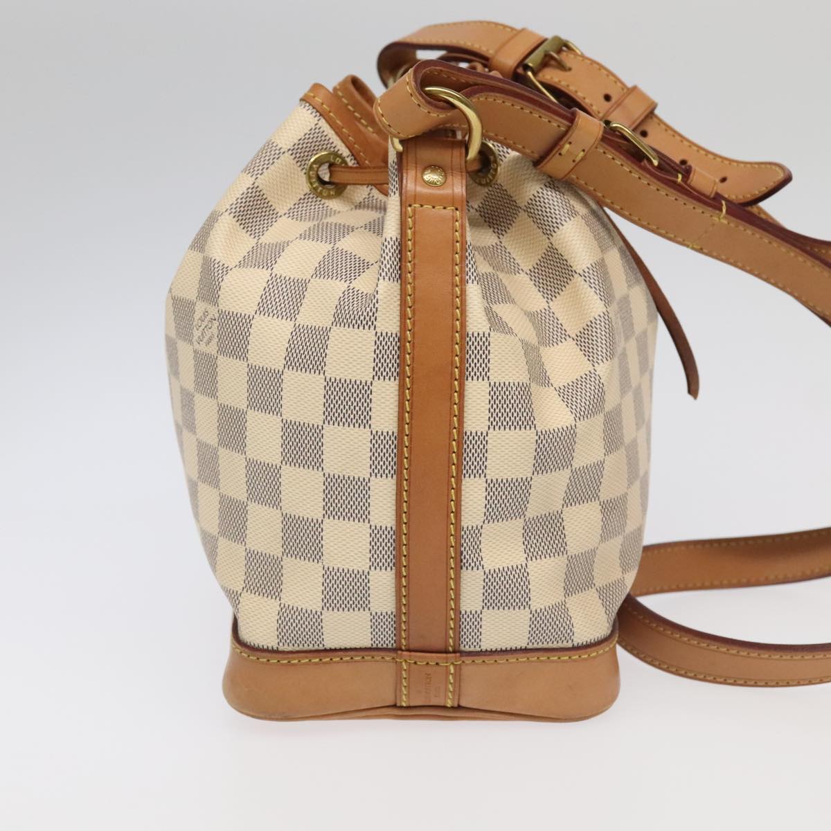 LOUIS VUITTON Damier Azur Noe BB Shoulder Bag N41220 LV Auth 95225